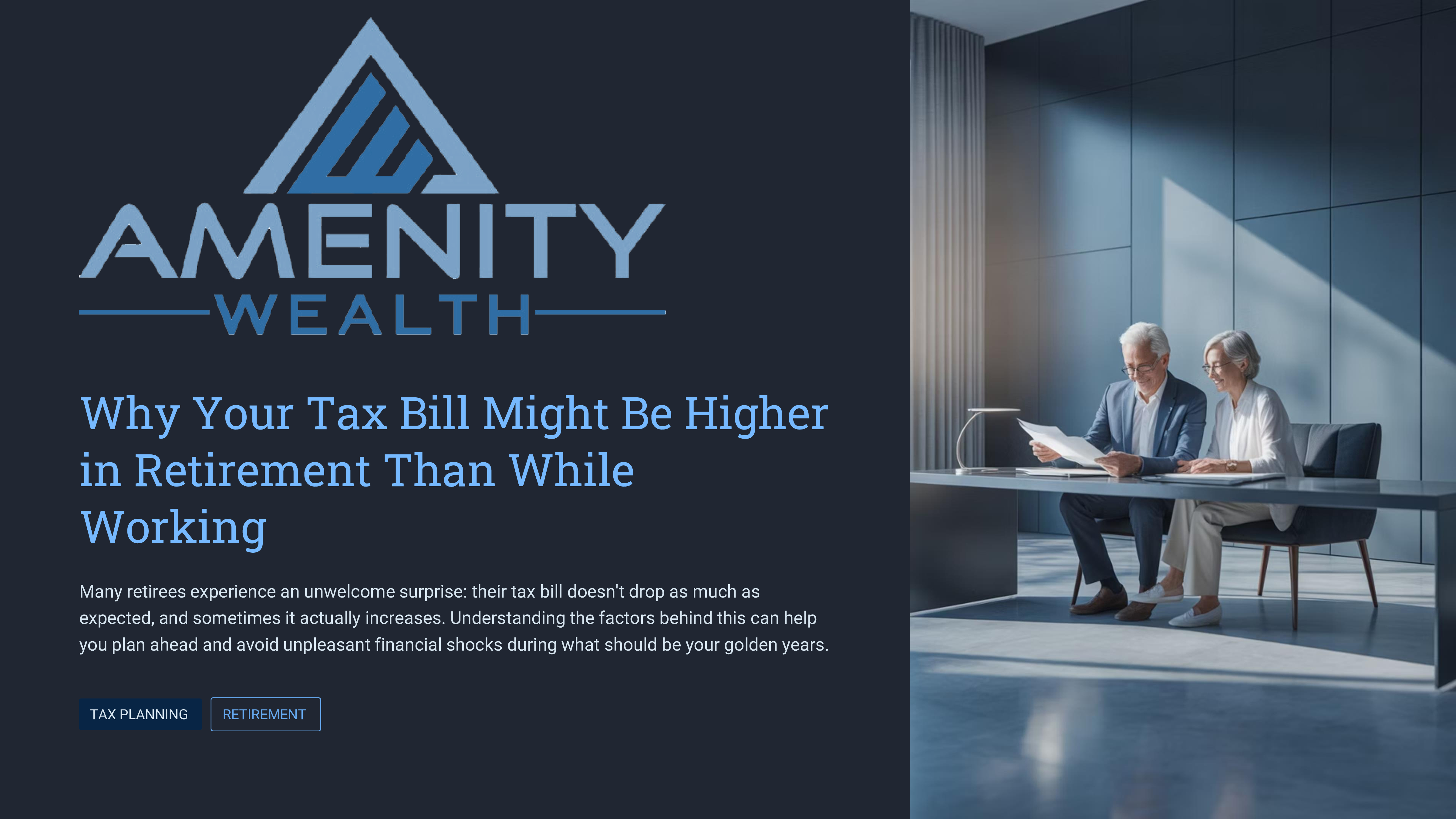 Why Your Tax Bill Might Be Higher in Retirement Than While Working webinar preview
